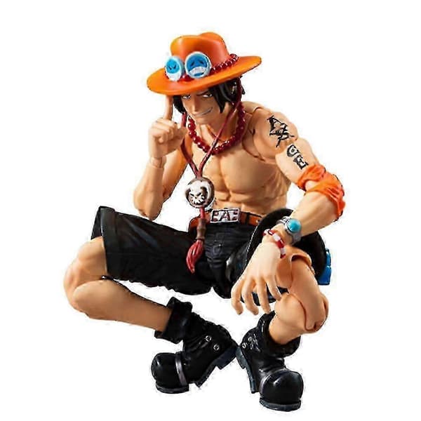 One Piece Portgas D. Ace Actionfigur Model Dukke Skrivebordsdekoration til Børnelegetøj