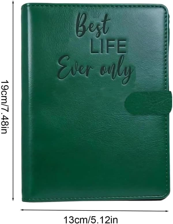 JW Tract Holder, Study Bag, Faith Accessories with Practical Compartments, Preaching with Compact Design, 19 x 13 x 3 cm, Religious Category, E[DB] Green Green