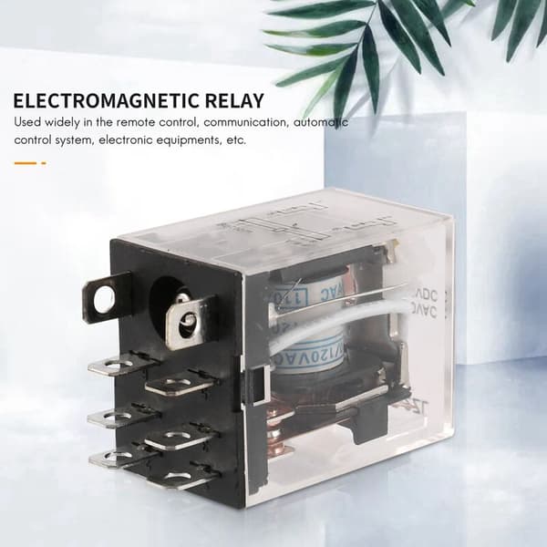 JQX-13FL AC 110V spole DPDT 8-benet elektromagnetisk relæ