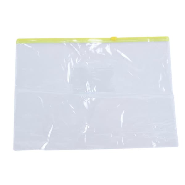 5 st Vattentäta Transparenta Plastfickor A4 Dokument Papper Dragkedja Mappar