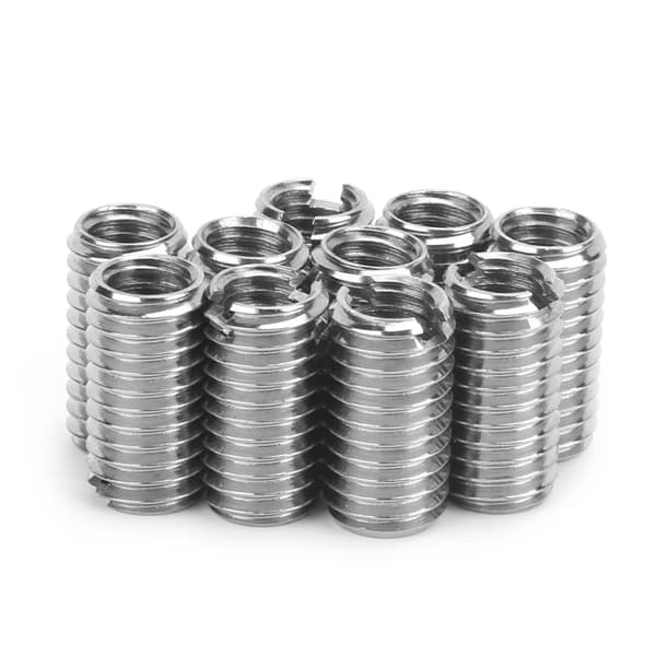 10 stk. gevindindsatser, han-hun-reducerende møtrik, rustfrit stål, reparationsværktøj, industriel hardware
