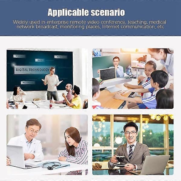 360 Degree Omnidirectional Microphone USB Desktop Computer Microphone For Meetings, Office, Online Classes, L