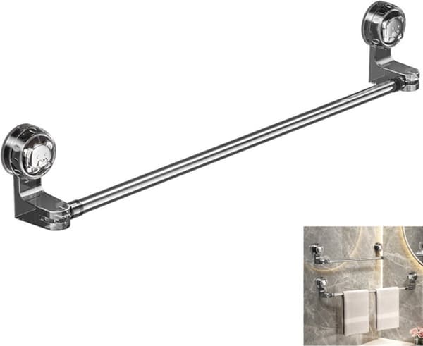 Pyyheteline - Ulosvedettävä pyyheteline 30 - 60 cm - Pyyheteline kylpyhuoneeseen - Pyyheteline