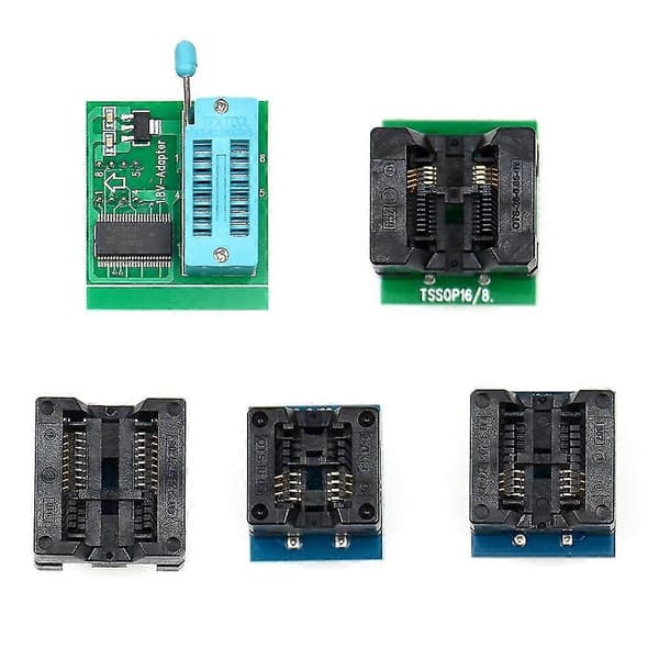 Ezp2019 USB SPI-programmerare Ezp2019 Stöder 24 25 93 Eeprom 25 Flash Bios Chip + 5 Sockel