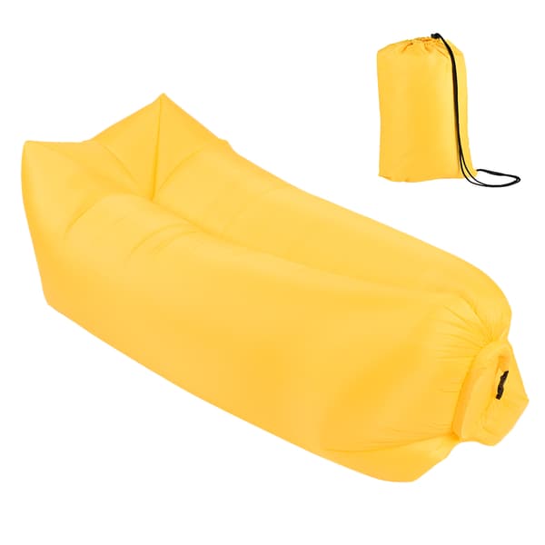 Oppblåsbar sovepose med bæreveske Lazy Lounger luftsofa bærbar sofa for barn