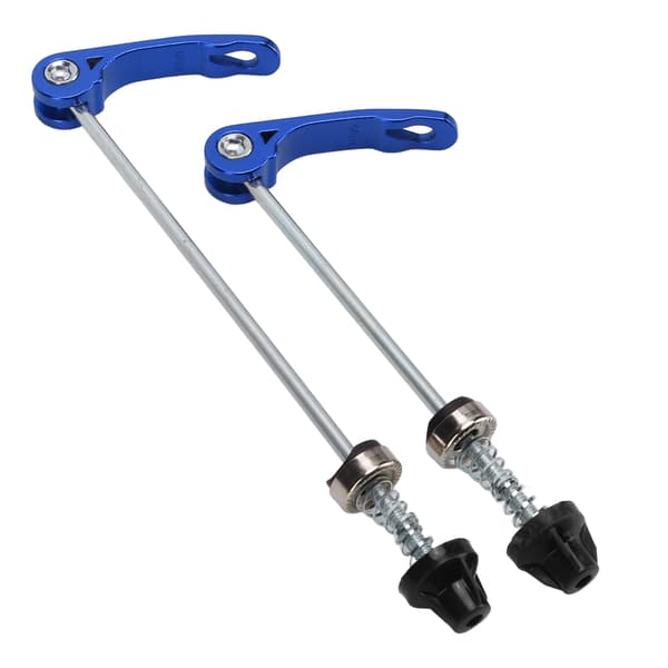 1 Pair/Set Bicycle Front Rear Quick Release Skewers Durable Bike Quick Release Lever Blue