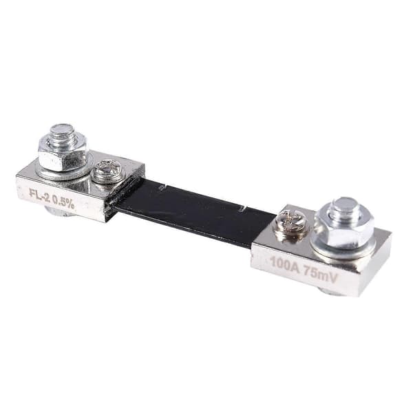 Fl-2 Dc 100a 75mv Strømshuntmotstand For Ampere Instrumentpanel Svart