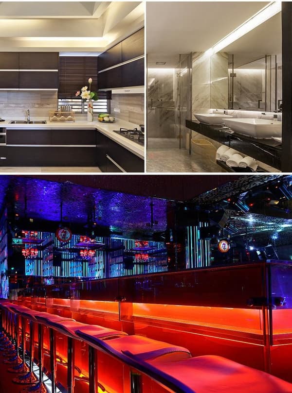 Joustava pyöreä ulkokäyttöön tarkoitettu vedenpitävä silikoni 6*12 matalajännite 12V korkeajännite 220V neon-LED-valonauha