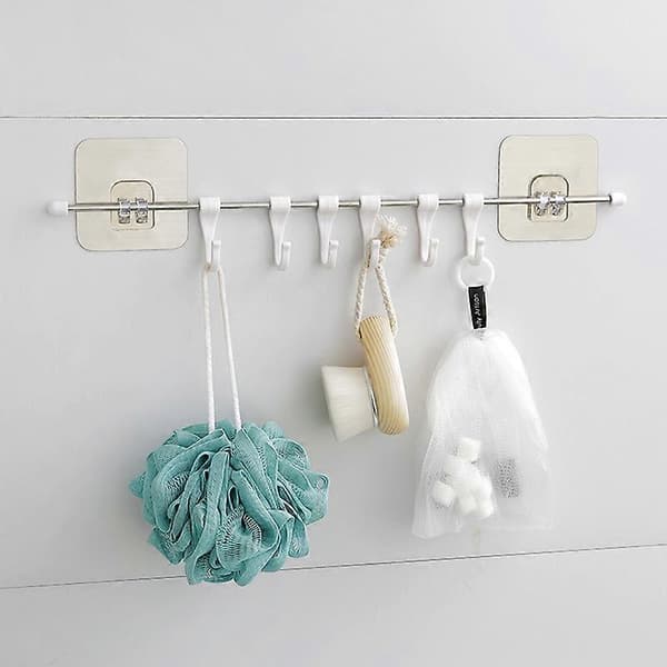 Creative Adhesive Bathroom Kitchen Door Back Hanger Wall Mounted Hook Holder