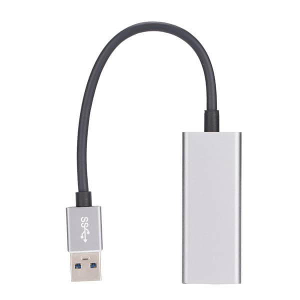 USB 3.0 Ethernet-adapter Aluminium Kablet Gigabit Ethernet Nettverksadapter Kompatibel med Switch Notebook PC