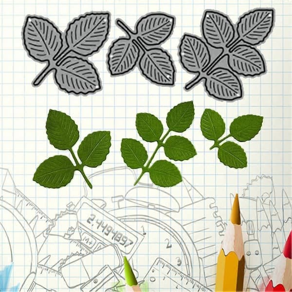 DIY Metalskæreform Rosenbladsform til kortfremstilling