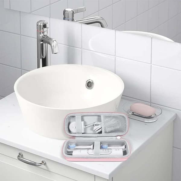 Reiseveske for elektrisk tannbørste i nylon Beige Beige Beige