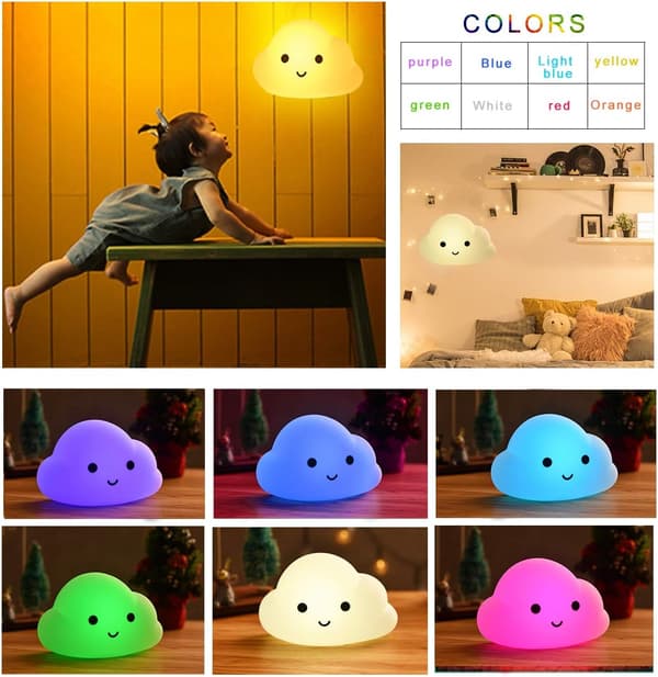 Natlampe LED Natlampe Senglampe Natlampe Børn USB