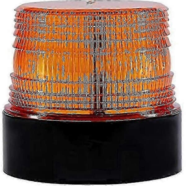 12V 12W Gult Magnetisk Oppladbar Blitslys Nødlys Vanntett 200m Synlighet.