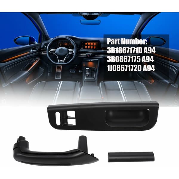 Black Door Handle for Golf 4 Access Handle Inside Door Panel Handle