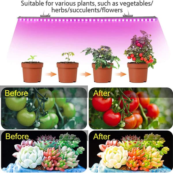 LED vekstlysstriper Vanntett klippbar stripe USB dyrkingslampe for innendørsplanter Sukkulenter Hydroponics Drivhus 2m 2m
