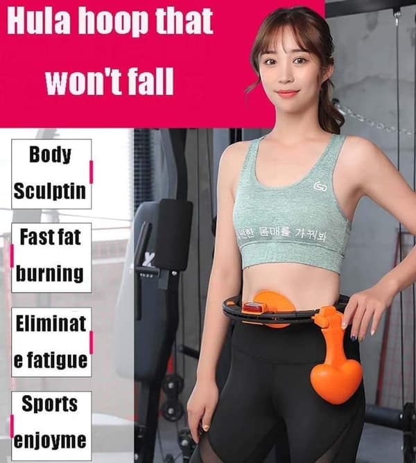 Hula Hoop with Automatic Counting, Adjustable Slimming Exercise