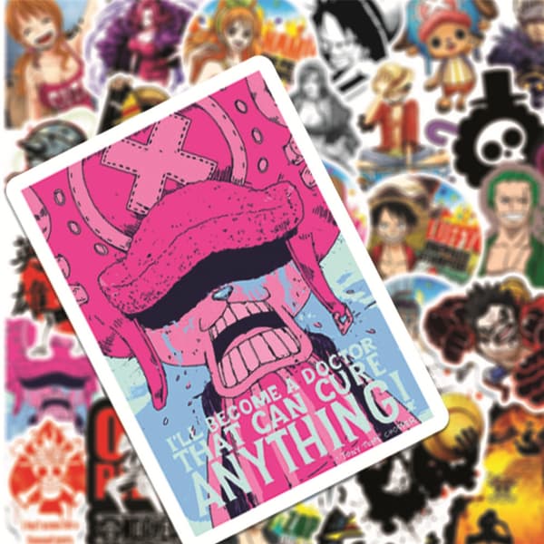 100 One Piece-klistremerker One Piece