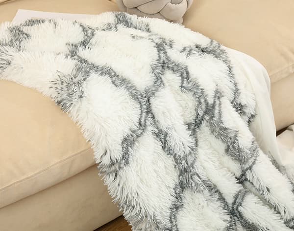 1-pack Tie-Dye Plyschfilt Vinter Dubbellager Presentfilt Soffa