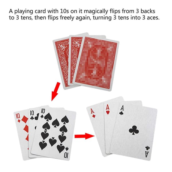 Nyhet 10 til en Transformer Pokerkort Spill Barn Apparat Nyhet Leker