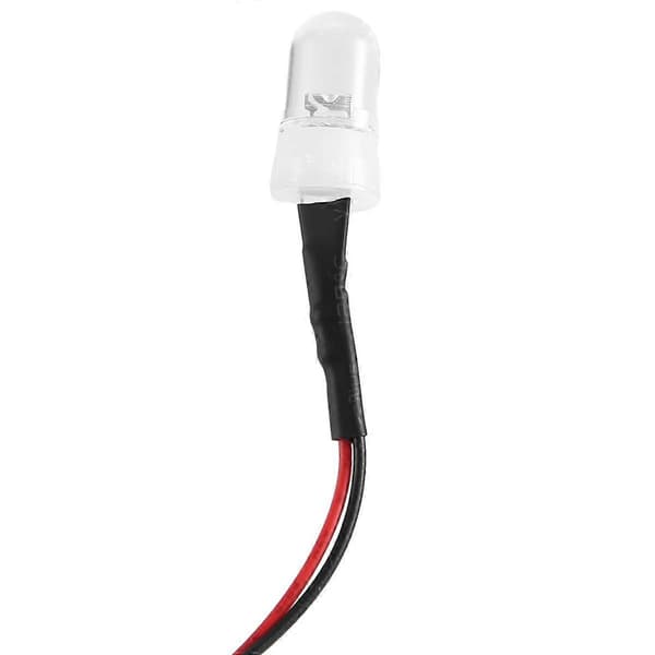 RC Billys 3-9V Lys Sæt Forlygte Hovedlys Lamper til 1/5 1/8 1/10 1/12 1/14 RC Modelbil Lastbil LED, 2 Hvide 8mm