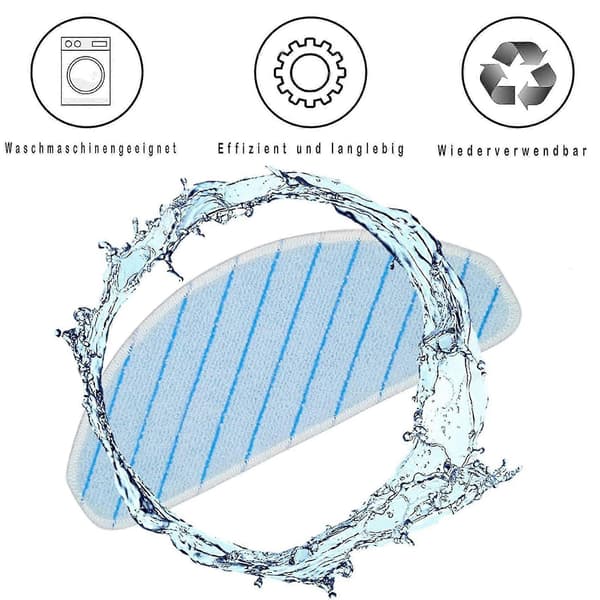 For Ecovacs Deebot T9, T9+ T9 Aivi 7 Pieces Microfiber Cleaning Cloths