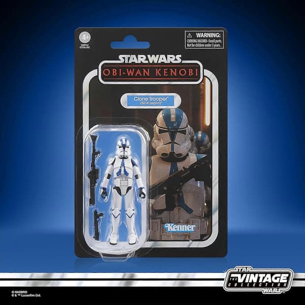 Star Wars - The Vintage Collection - Obi-Wan Kenobi - Clone Trooper-legetøj Hvid White