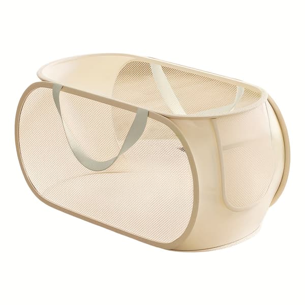 Large Toy Storage Basket, Transparent, Divided Compartments, Durable Horizontal Horisontell