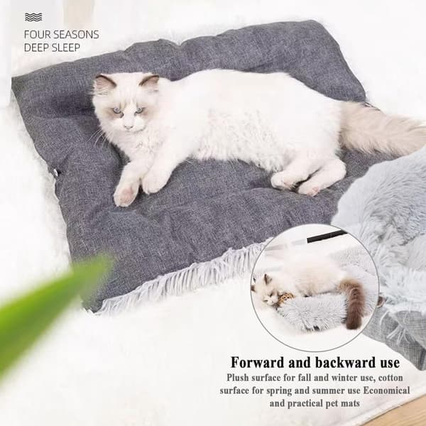 Cat Pillow - Cat Basket - Self-heating Cat Blanket - Self-heating Cat Blanket - 2-in-1
