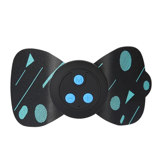 Mini Cervical Massager Multifunctional Rechargeable Pulse Shoulder Neck Back Massager Black