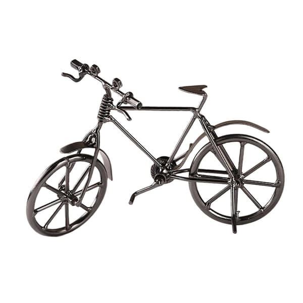 Retro Cykler Model Legetøj Håndværk Miniature Figurer Kontorpynt