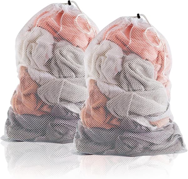 2-delt overdimensioneret vaskepose i mesh 31,4 x 35,4 tommer