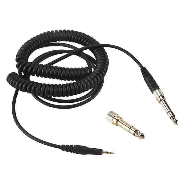 Erstatningslydkabel til Audio-Technica ATH M50X M40X Hovedtelefoner Sort 23 AugT2