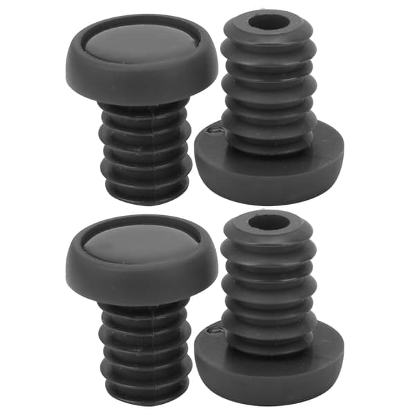 ZTTO Cykelstyr Greb Styr Ender Skruepropper Polyester Gummi Cykeltilbehør Sort