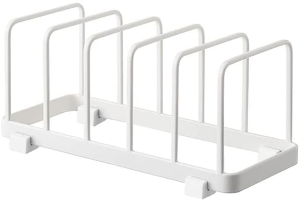 Tallerkstativ, Vertikalt Tallerkstativ, Serveringsbrettholder, Skapoppvaskstativ (Hvit) Hvit White