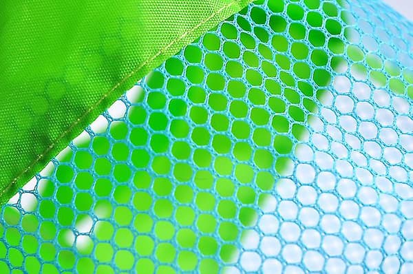 Barn Strandväska Strandleksak Snabbförvaring Väska Liten Grön Mesh Blå Bälte