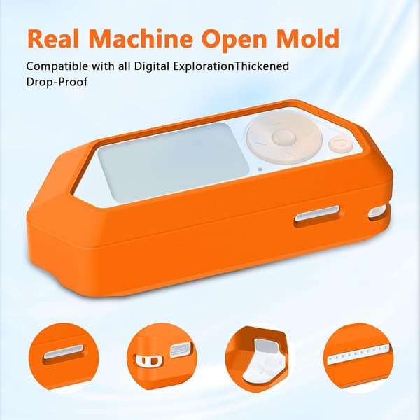 Skyddsfodral Kompatibelt med Flipper Zero - Orange