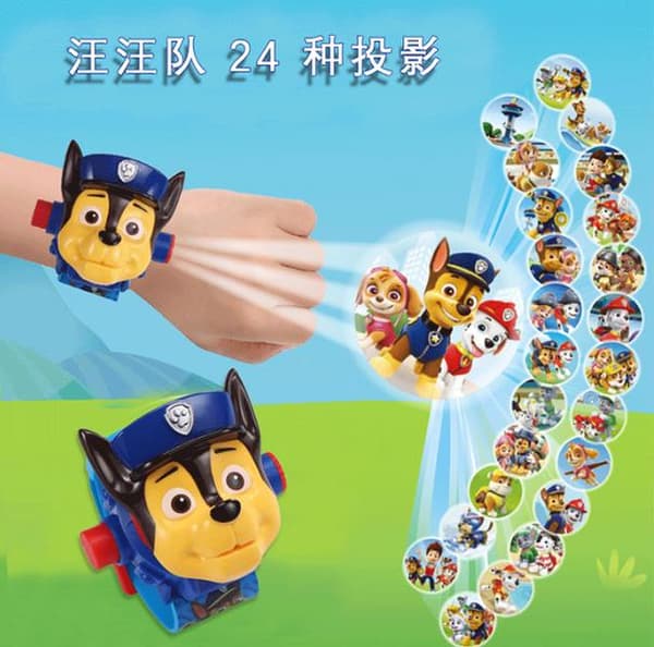 Paw Patrol klokke med projektorfunksjon - 24 bilder