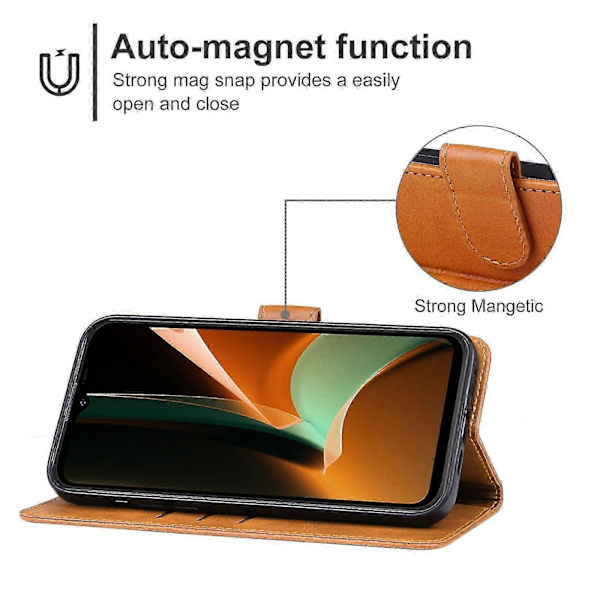 Läderfodral för Ulefone Armor 17 Pro Brun Brown For Ulefone Armor 17 Pro