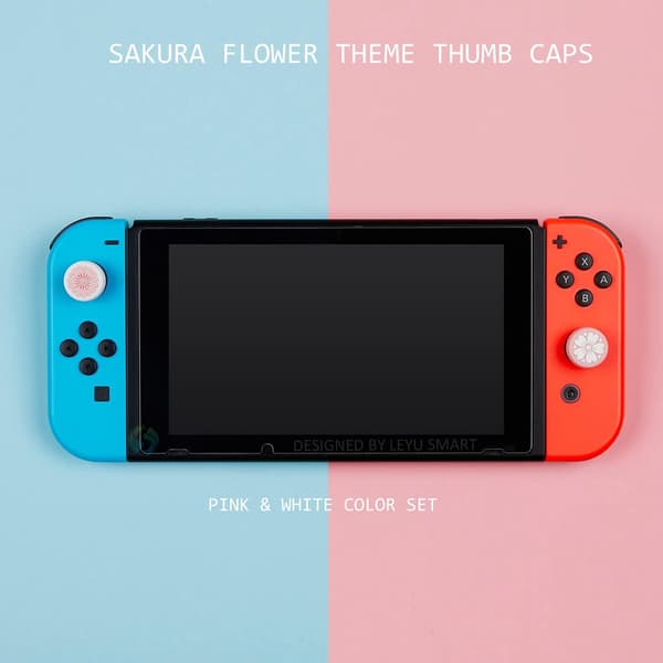 4 stk - Smarte tommelgrep for Nintendo