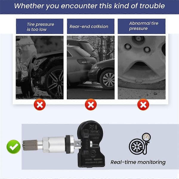 26213475 26334612 26689967 TPMS Dekktrykksensor Overvåkingssystem 433MHz for Excelle 2015-2023