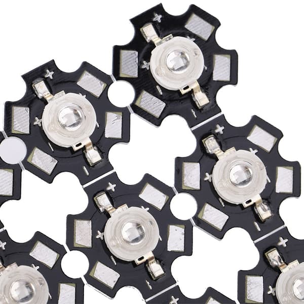 AXD-3W Højeffektive UV Lilla LED-lamper Diodchips med aluminiumbase