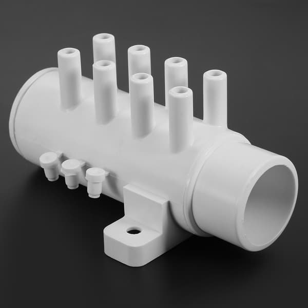 Spa Varm kilde badekar PVC Vandrør 8 Port VVS Manifold Vandseparator Tilbehør