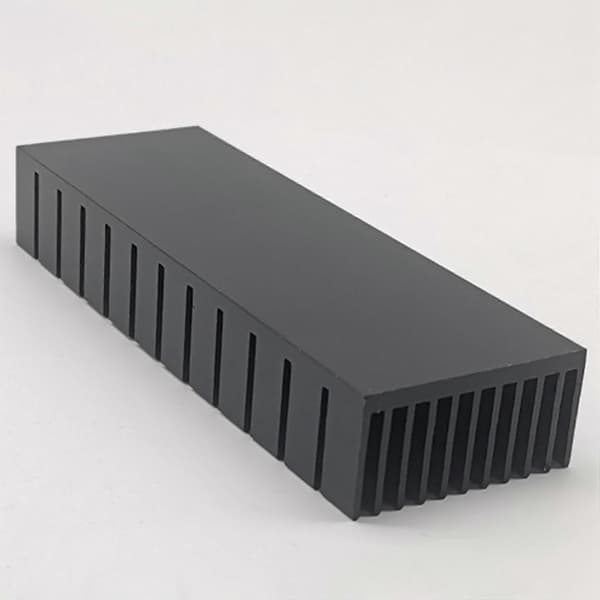 2 stk 40mm Køleplade Kit 120mm x 40mm x 20mm, Køler Aluminium Køleplade til Køling af LED Peltier Termoelement