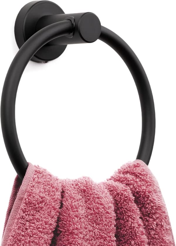 Matt Svart Håndkleholder | Moderne Håndkleholder for Bad