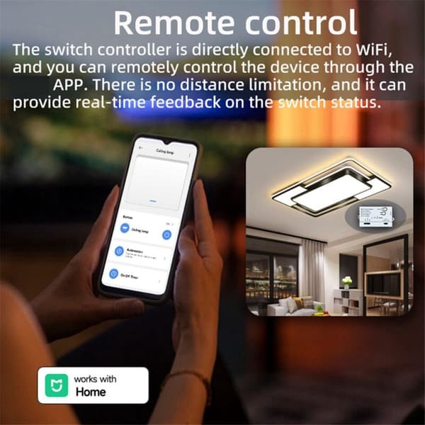 Til WiFi Smart Switch Hjemmeautomatiseringsmodul