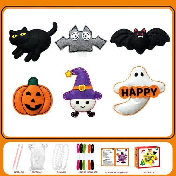 luovaa vapaa-aikaa söpöille Halloween-aavekoristeille -
