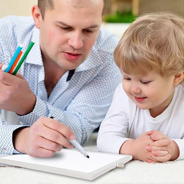 Magnetic whiteboard, magnetic writing board 18x24 cm