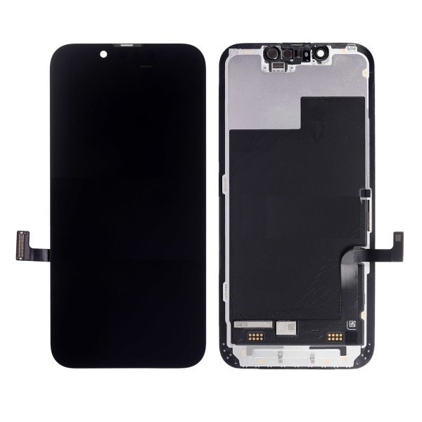 Erstatningsskærm kompatibel med iPhone 13 mini sort black