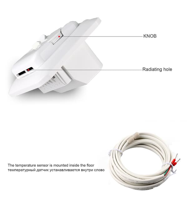M59 Gulvvarme Elektronisk termostat temperaturregulering-FF-